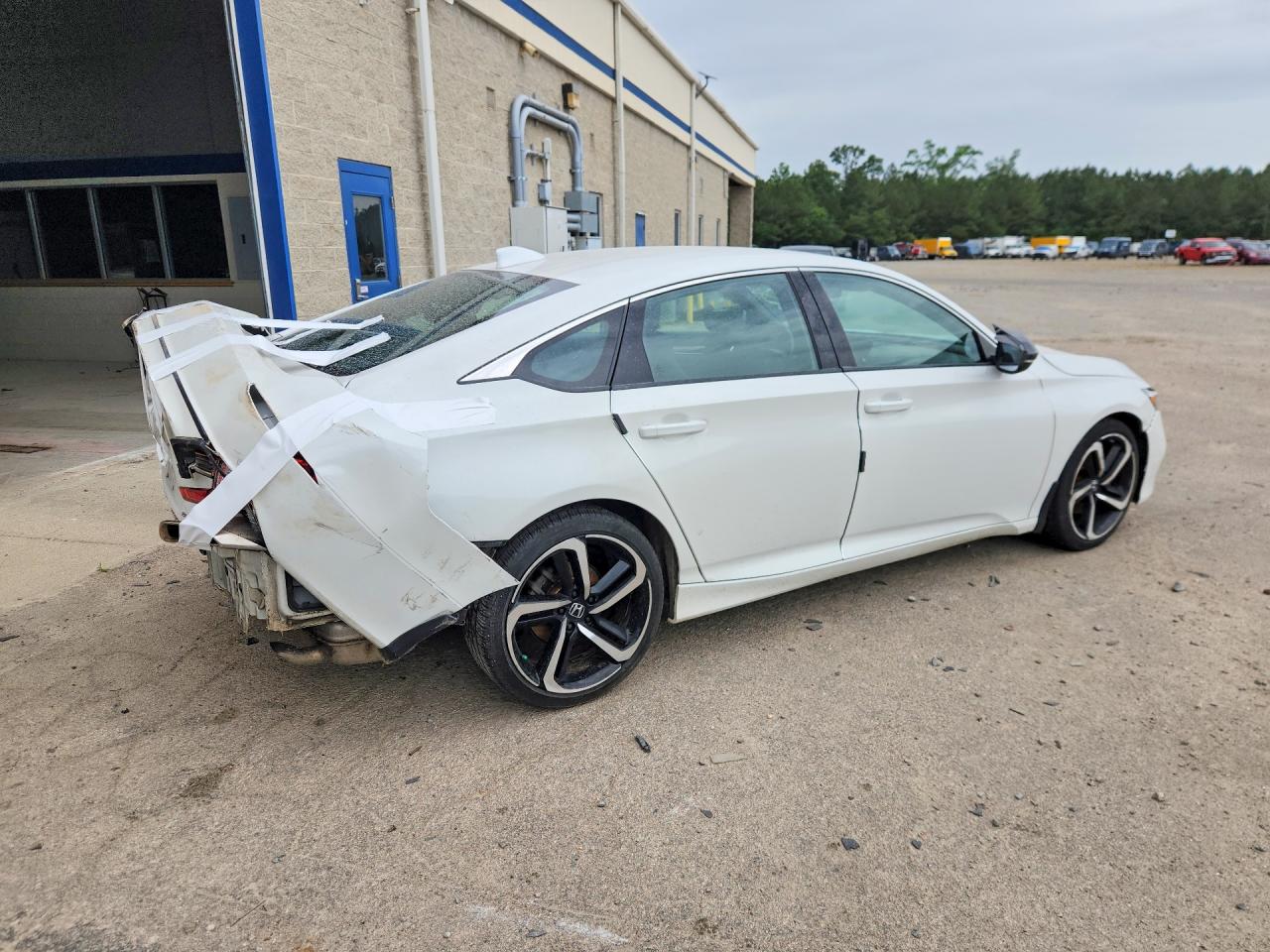2020 Honda Accord Sport White vin: 1HGCV1F39LA004201