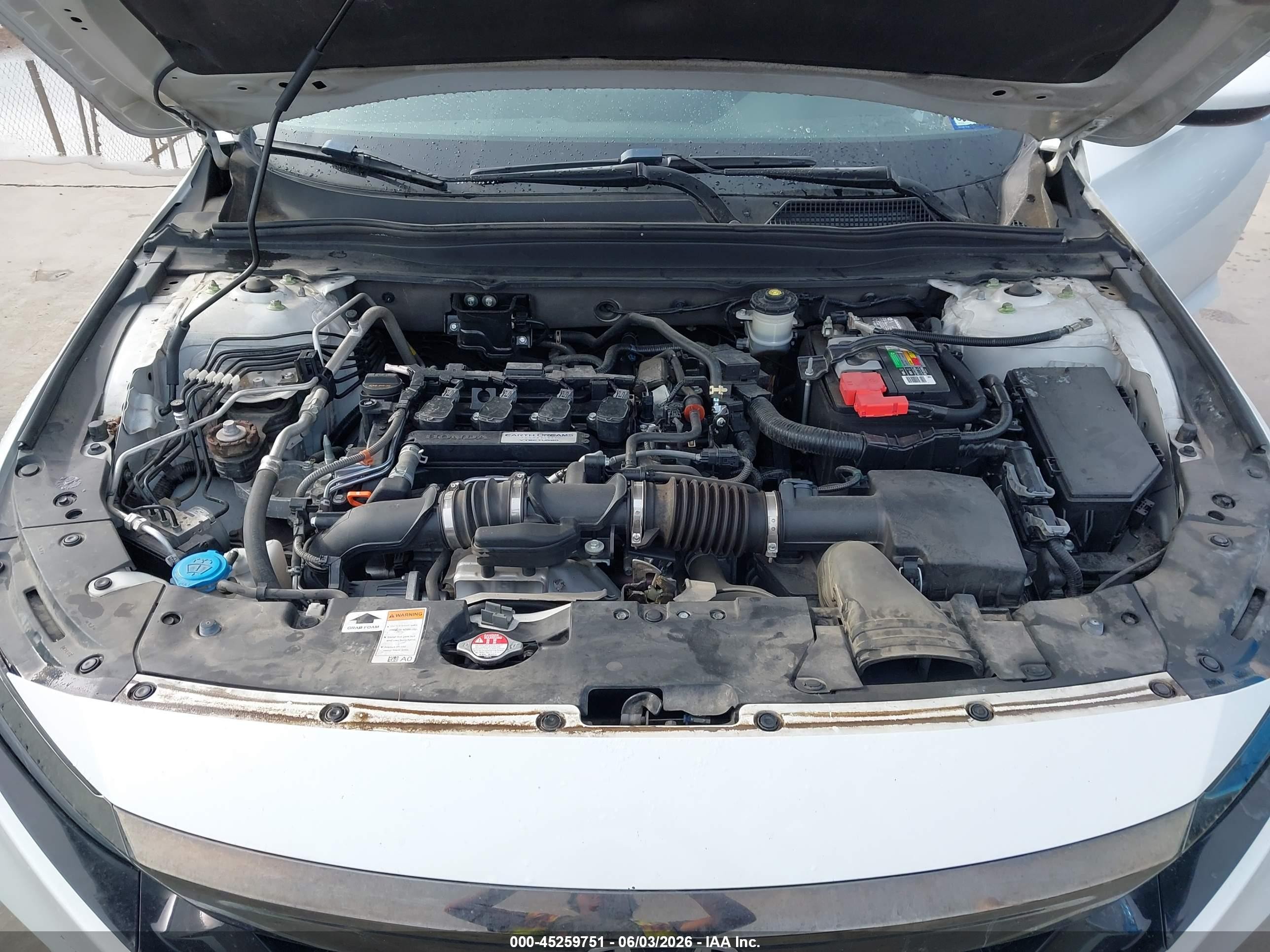 2020 Honda Accord Sport White vin: 1HGCV1F39LA154762