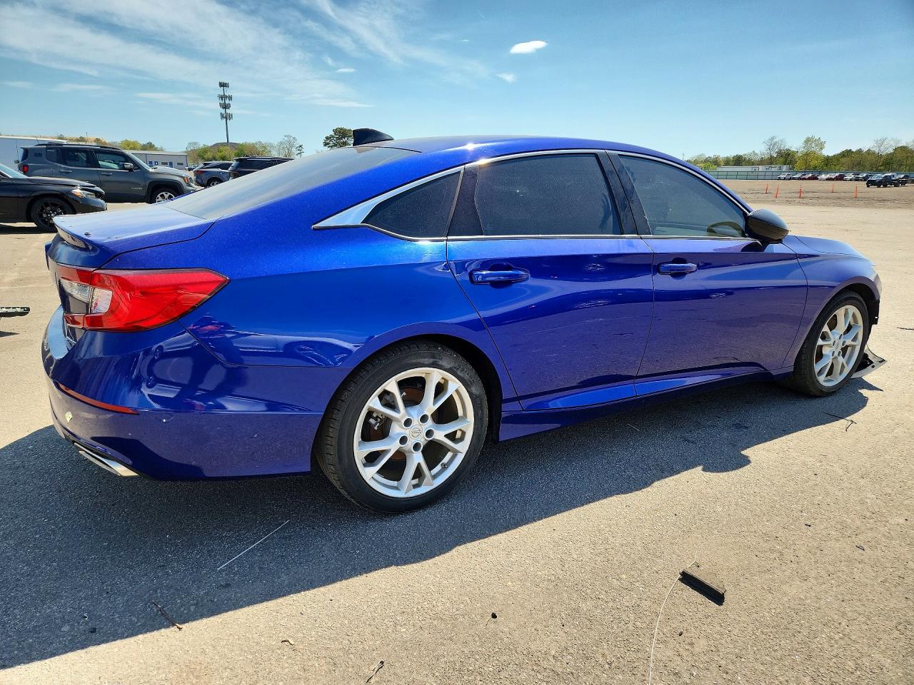 2022 Honda Accord Sport Blue vin: 1HGCV1F39NA090614