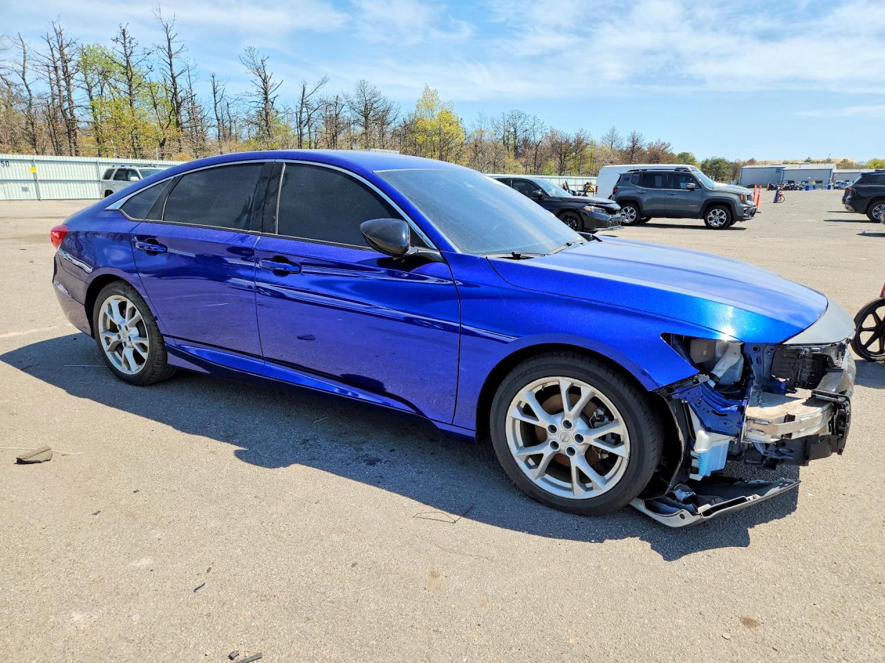 2022 Honda Accord Sport Blue vin: 1HGCV1F39NA090614