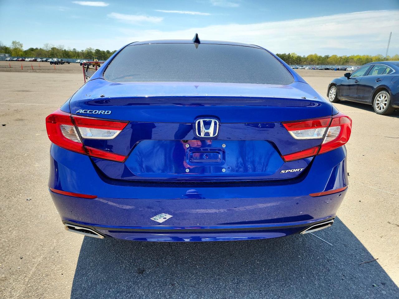 2022 Honda Accord Sport Blue vin: 1HGCV1F39NA090614