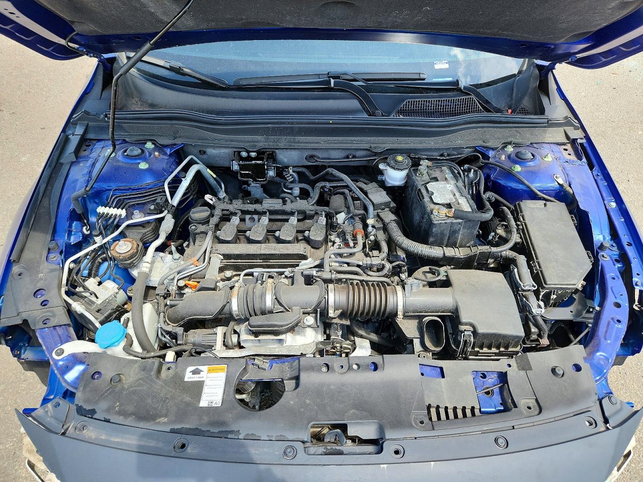 2022 Honda Accord Sport Blue vin: 1HGCV1F39NA090614