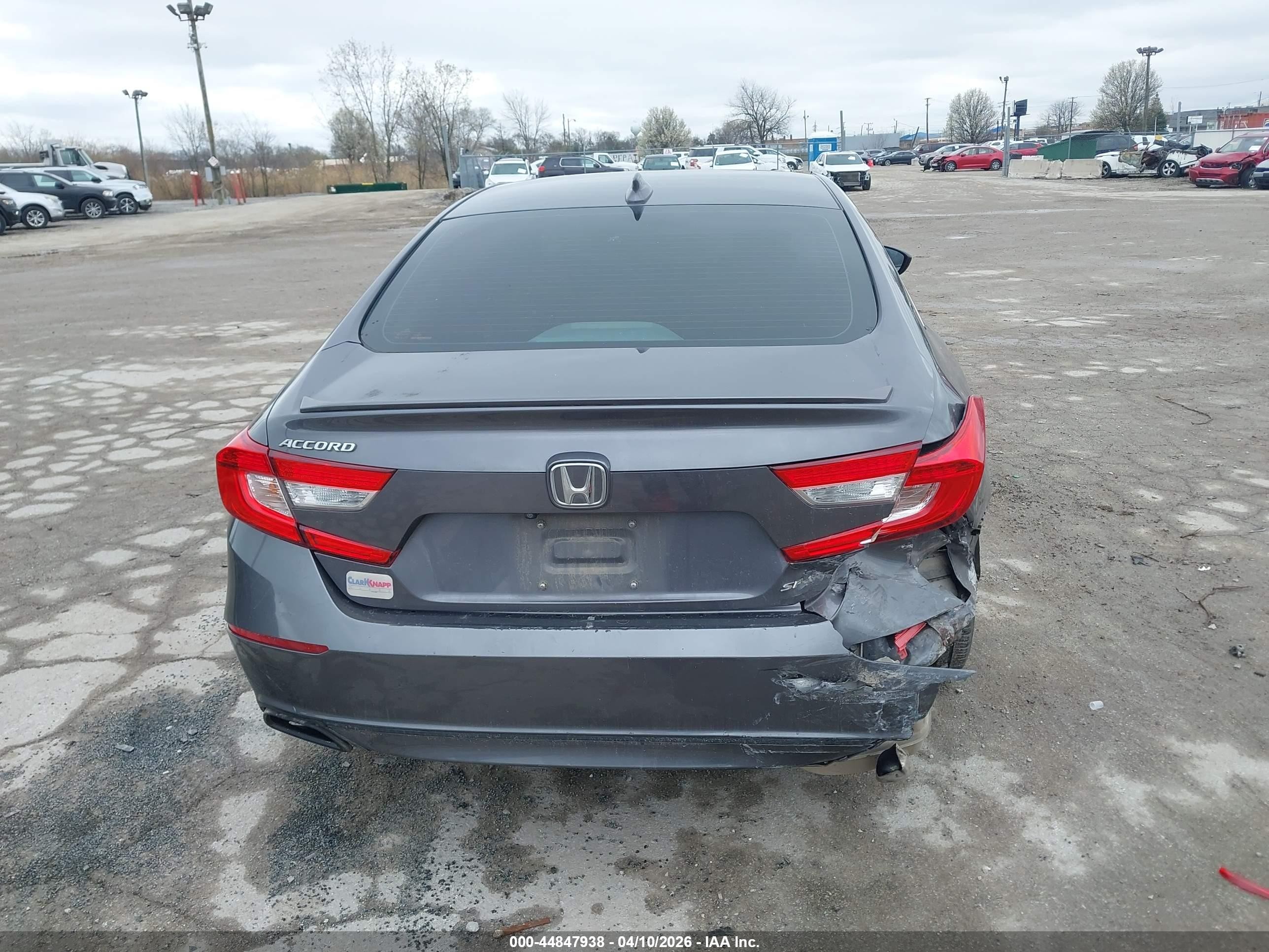 2019 Honda Accord Sport Gray vin: 1HGCV1F3XKA043488