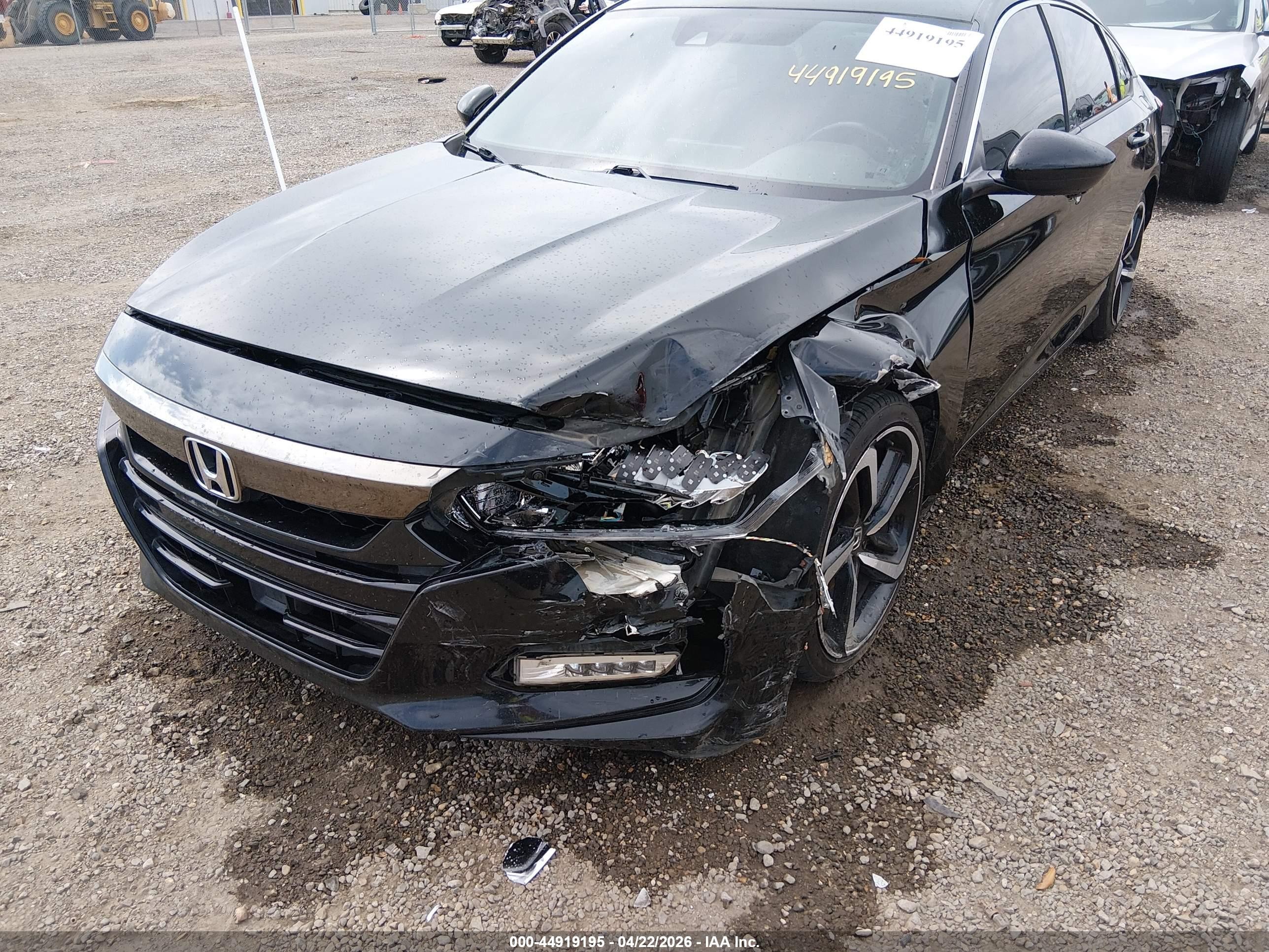 2019 Honda Accord Sport Black vin: 1HGCV1F3XKA078998