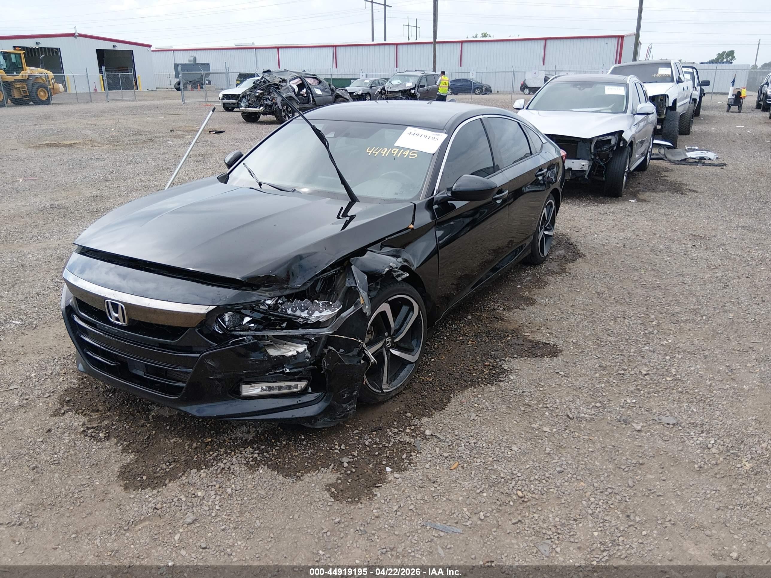 2019 Honda Accord Sport Black vin: 1HGCV1F3XKA078998