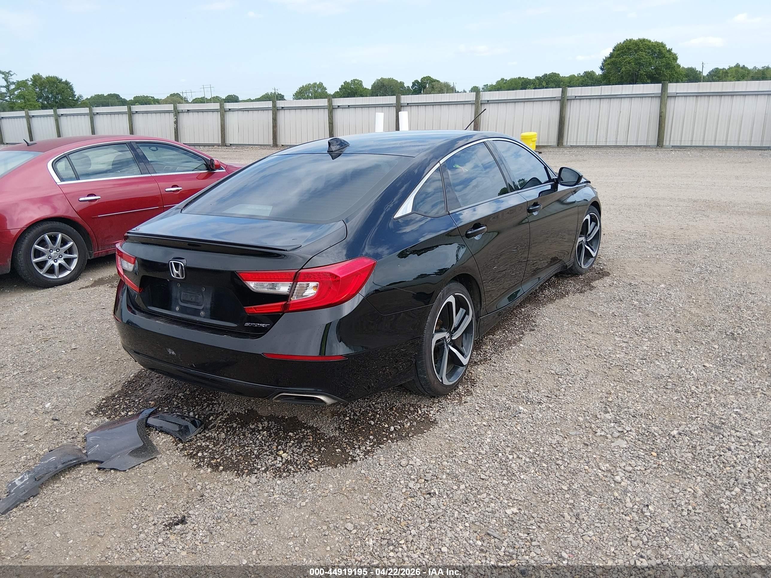 2019 Honda Accord Sport Black vin: 1HGCV1F3XKA078998
