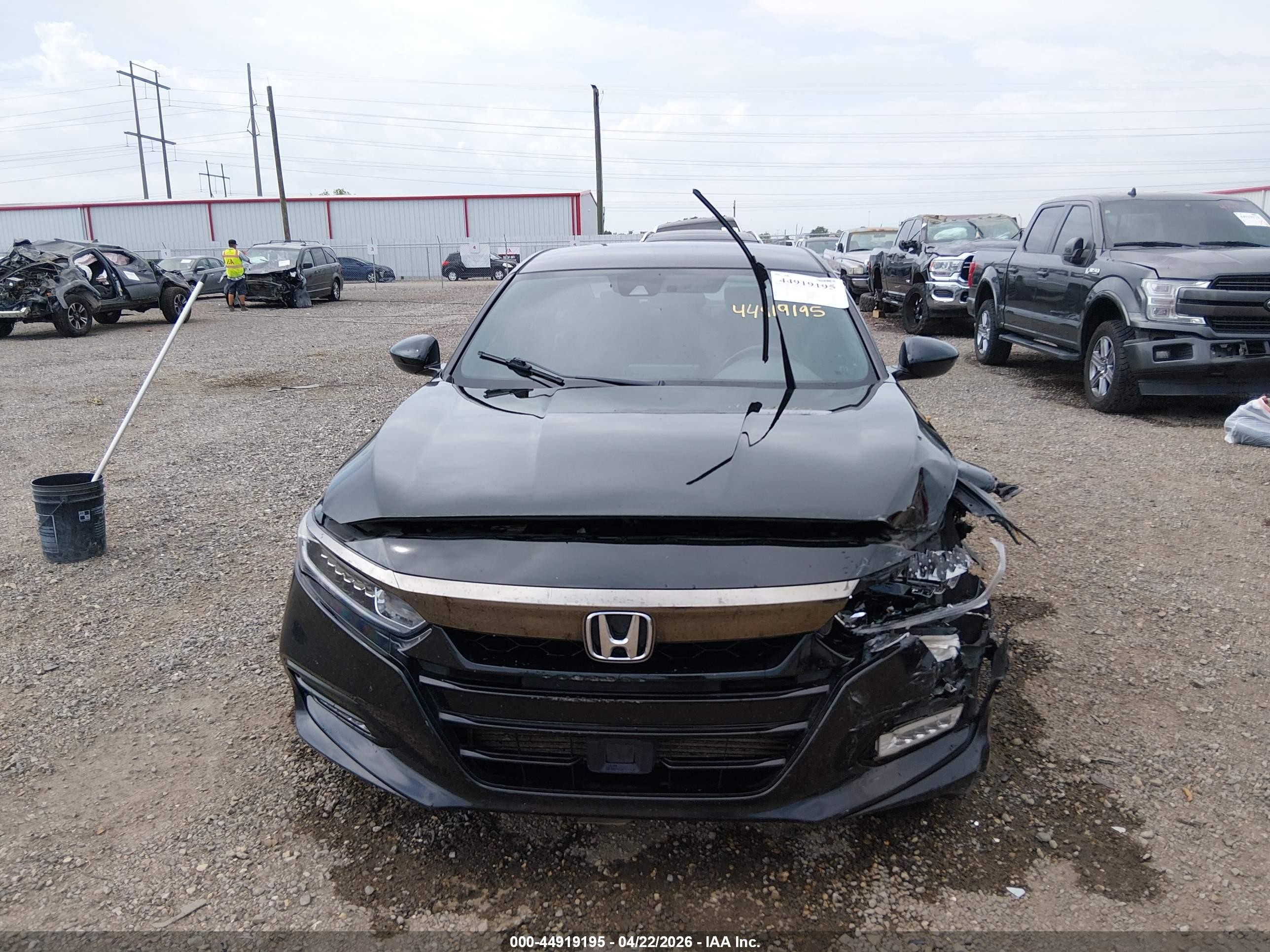 2019 Honda Accord Sport Black vin: 1HGCV1F3XKA078998