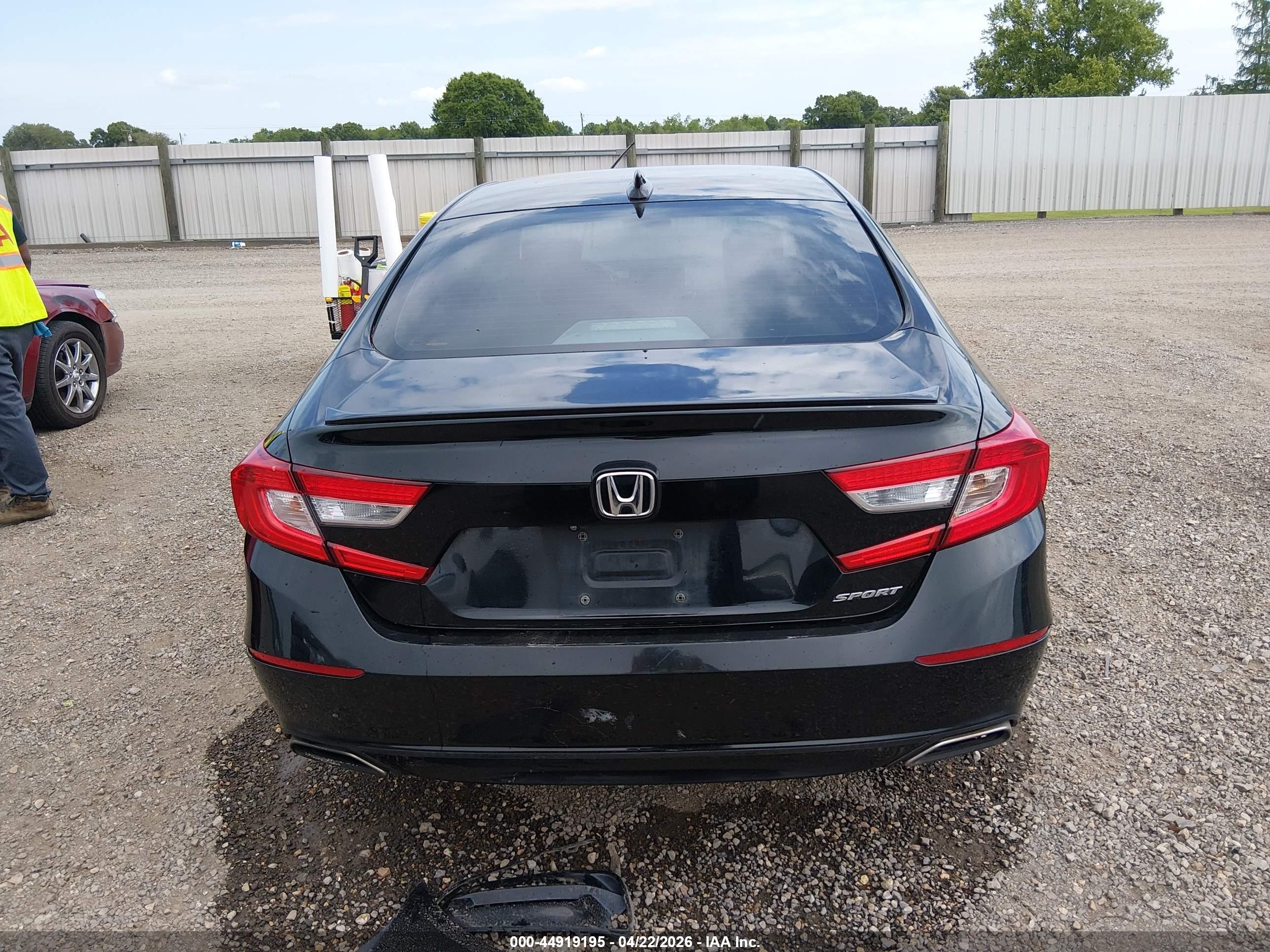 2019 Honda Accord Sport Black vin: 1HGCV1F3XKA078998