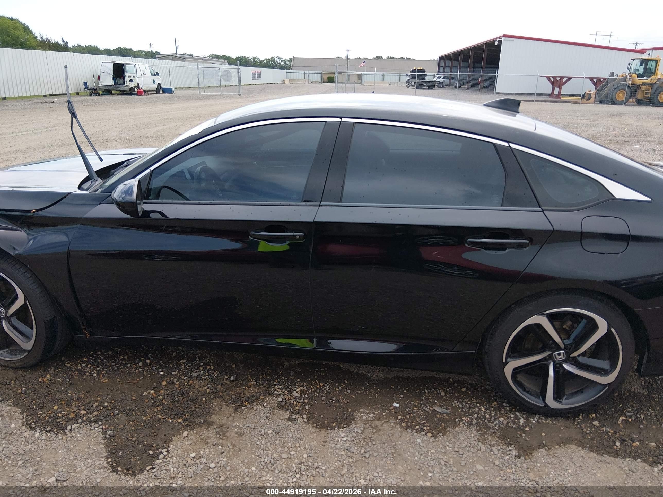 2019 Honda Accord Sport Black vin: 1HGCV1F3XKA078998