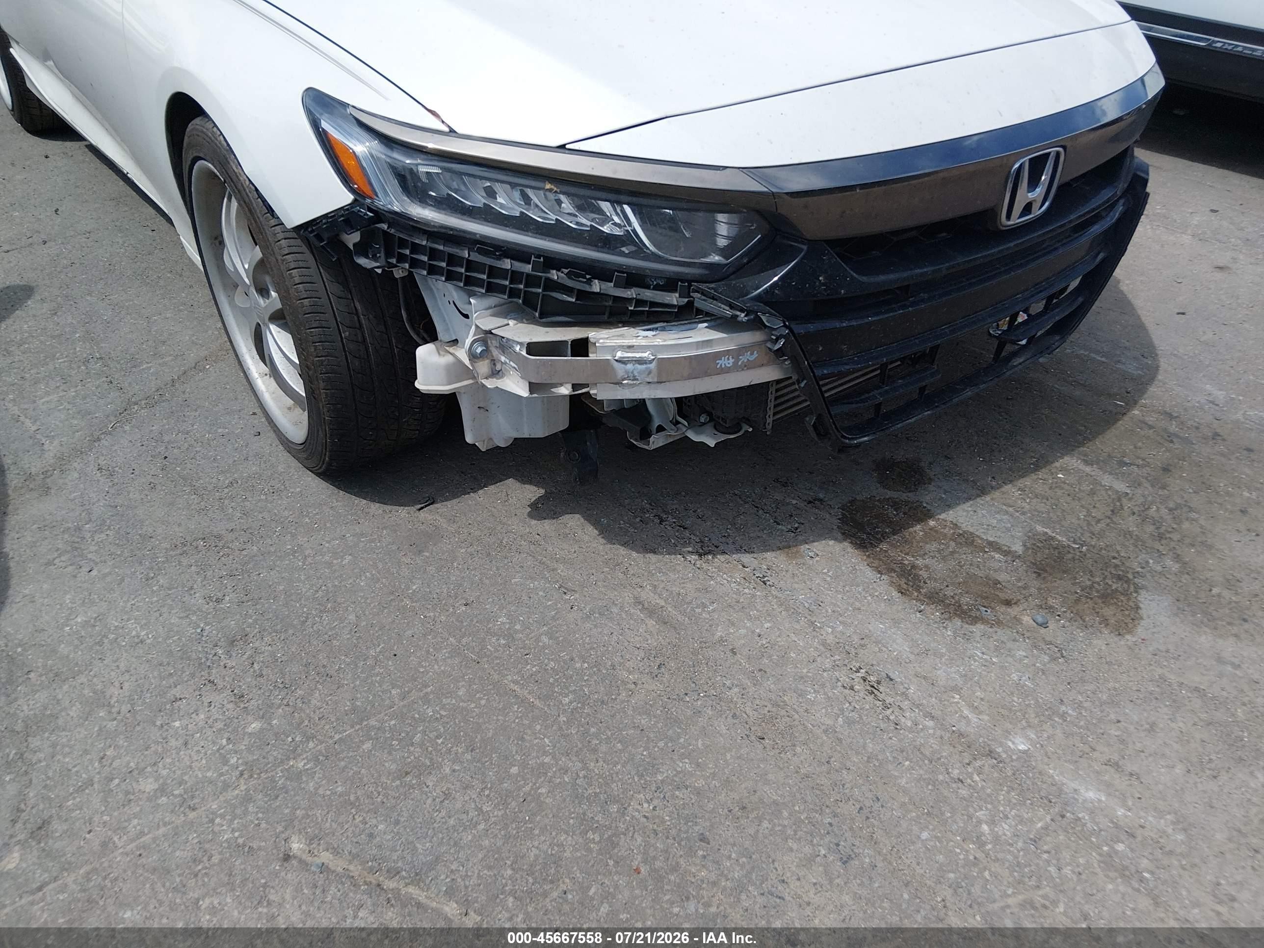 2020 Honda Accord Sport White vin: 1HGCV1F3XLA089307