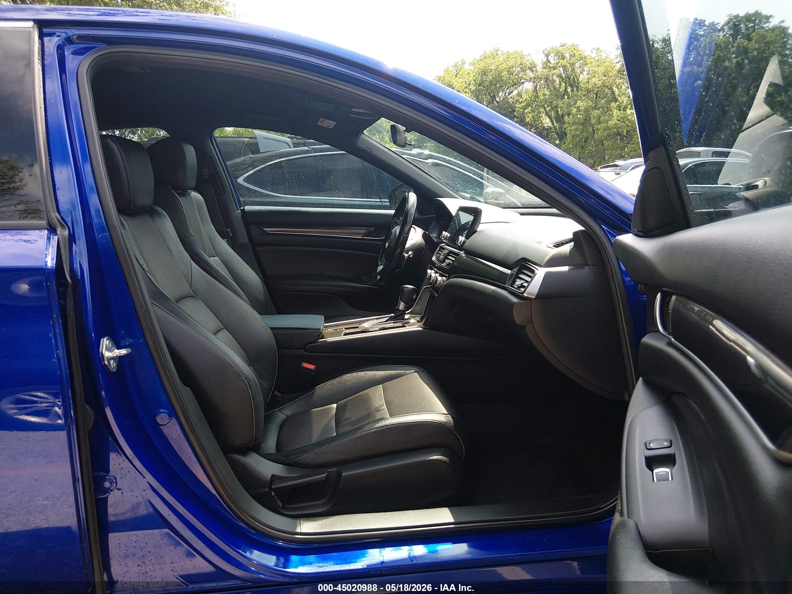 2020 Honda Accord Sport Синий vin: 1HGCV1F3XLA091543