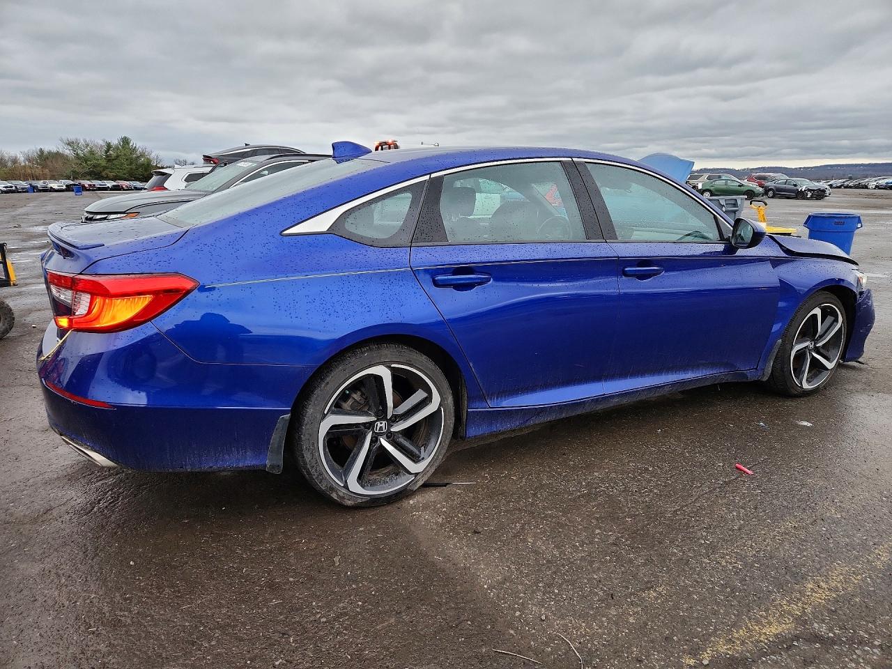 2020 Honda Accord Sport Blue vin: 1HGCV1F3XLA096208