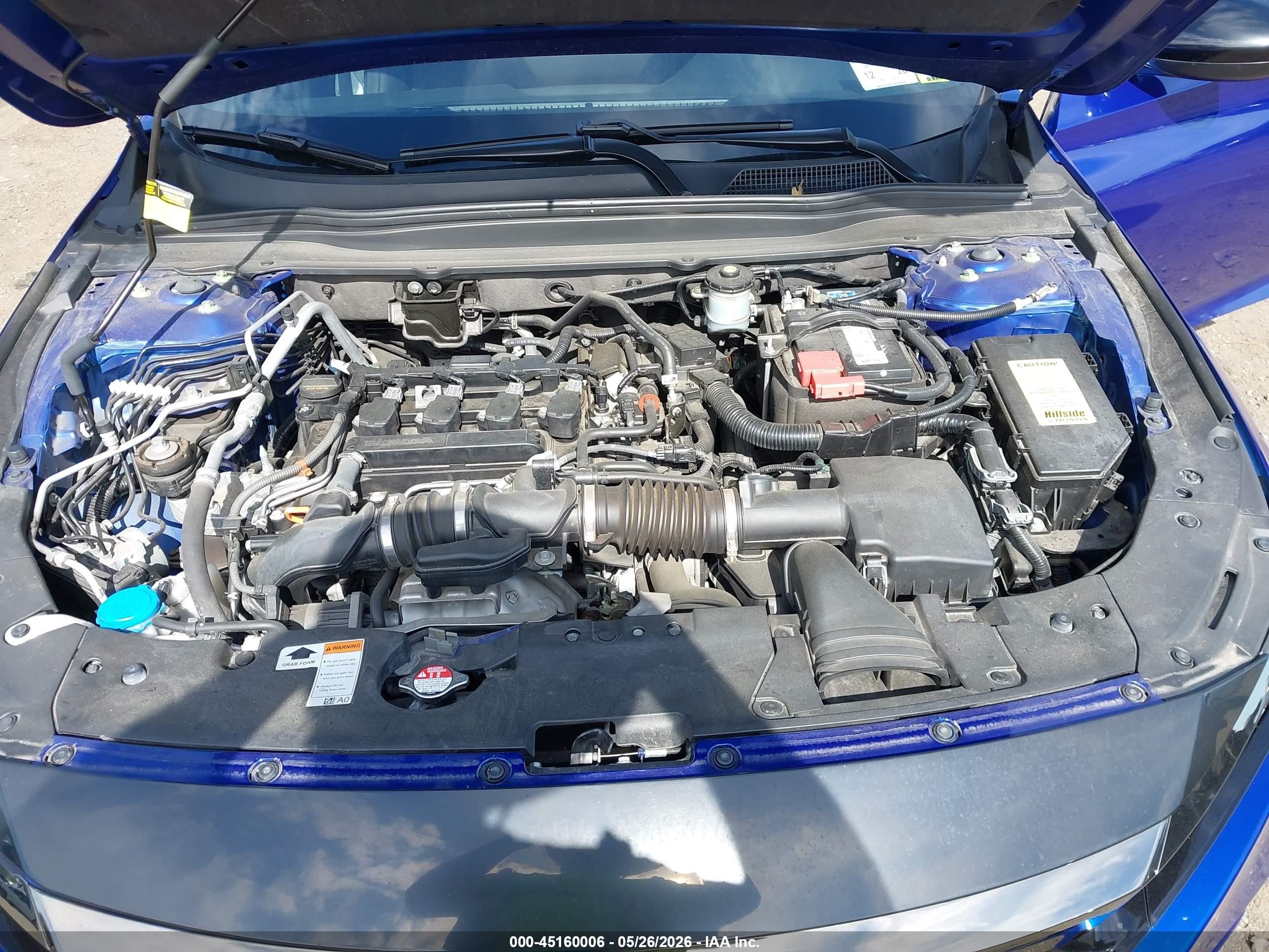 2021 Honda Accord Sport Синий vin: 1HGCV1F3XMA006749