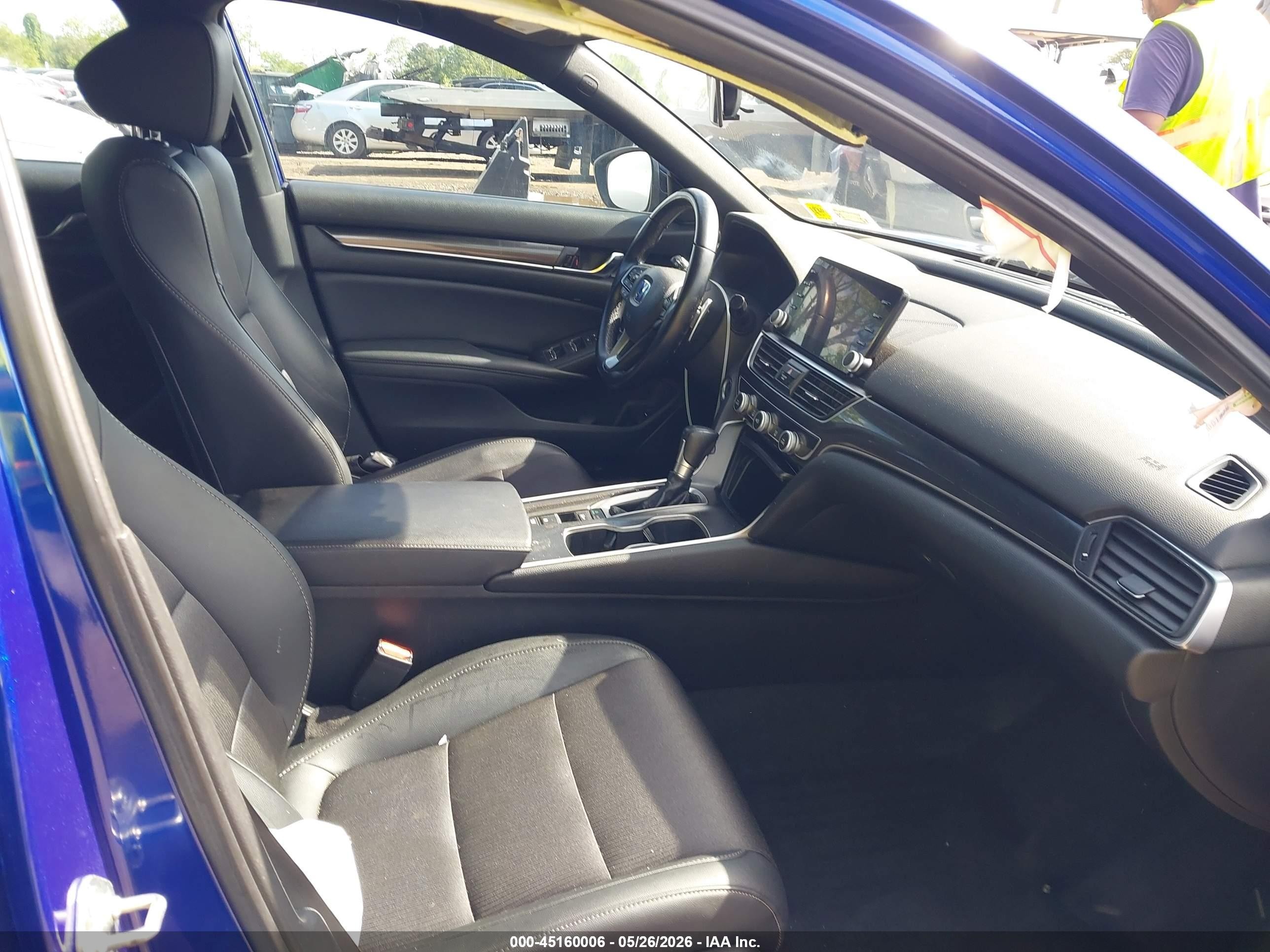 2021 Honda Accord Sport Синий vin: 1HGCV1F3XMA006749