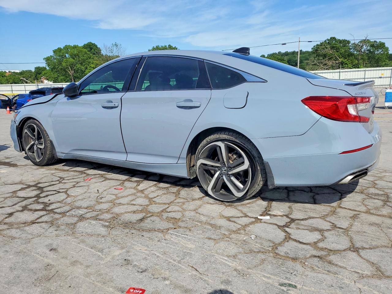 2022 Honda Accord Sport Blue vin: 1HGCV1F3XNA084403