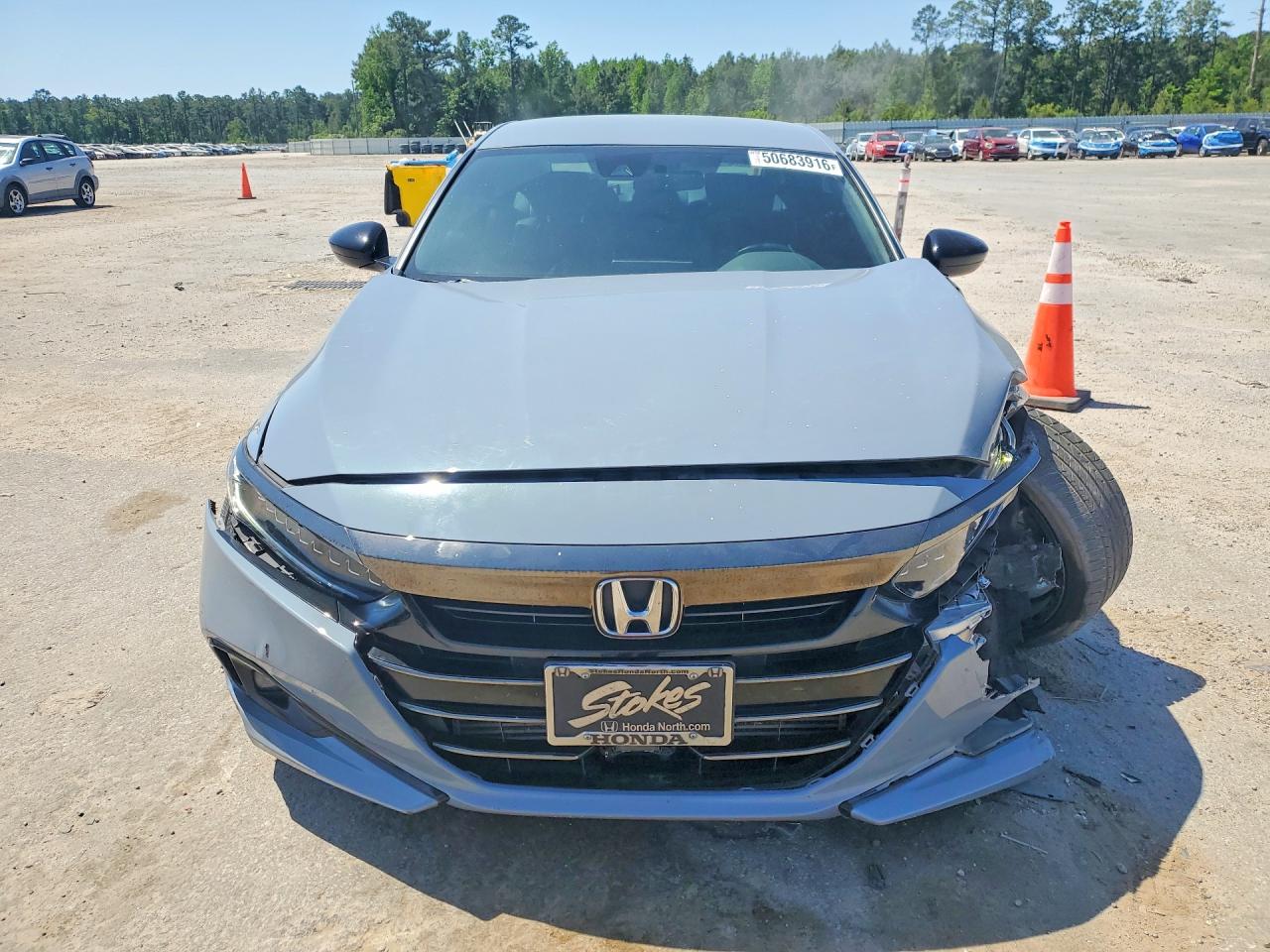 2022 Honda Accord Sport Silver vin: 1HGCV1F3XNA112698