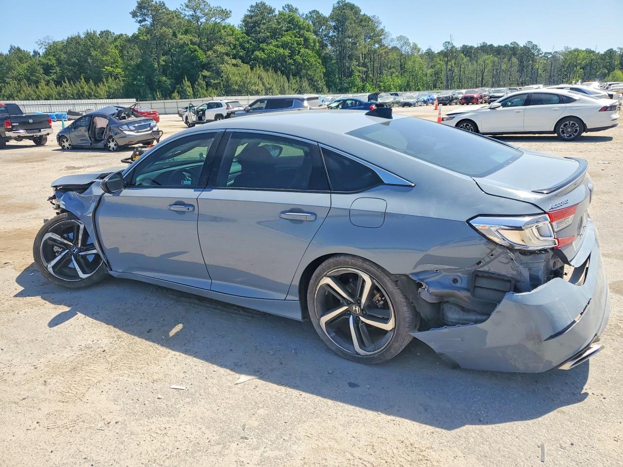 2022 Honda Accord Sport Silver vin: 1HGCV1F3XNA112698