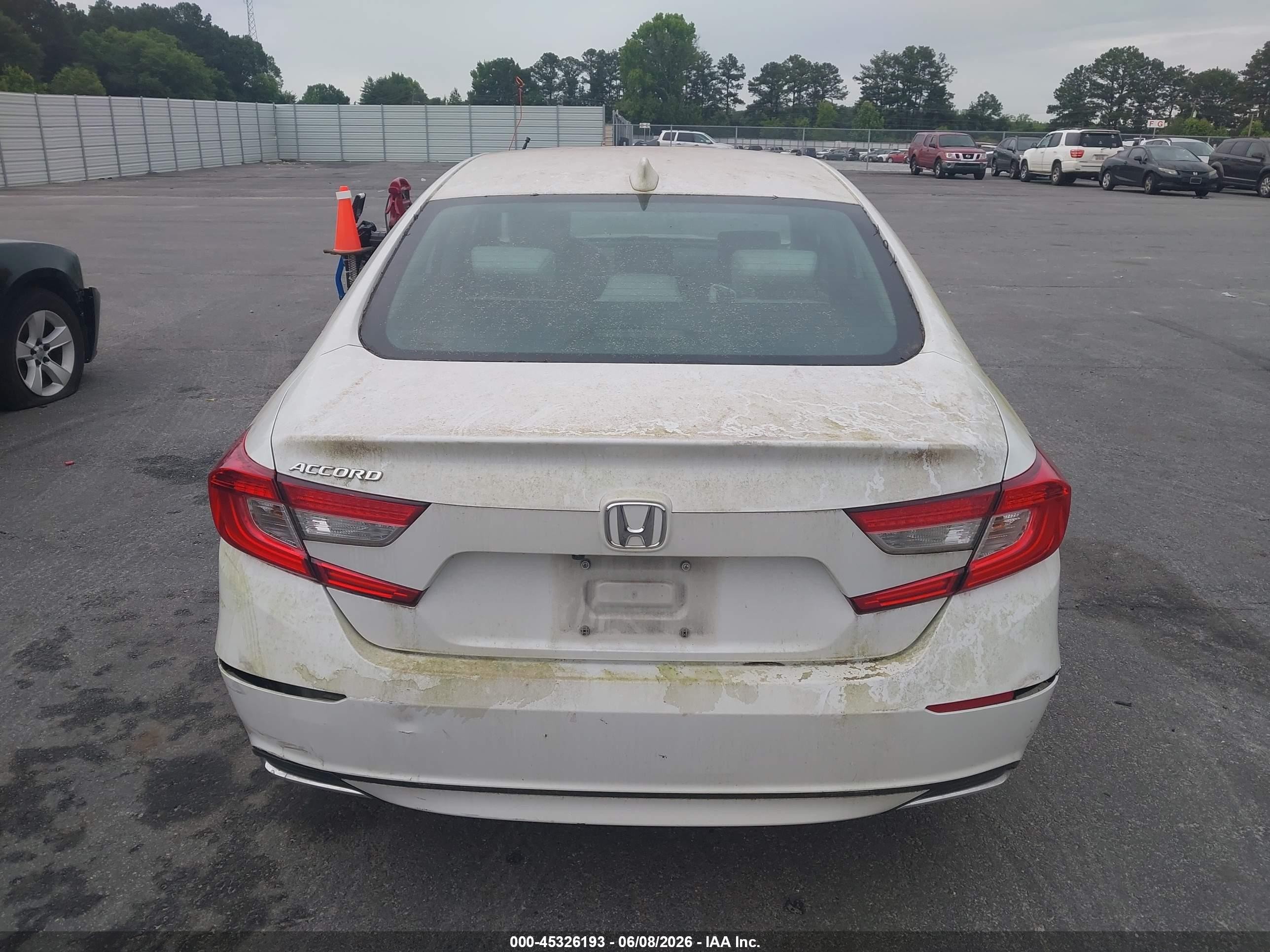 2018 Honda Accord Ex Белый vin: 1HGCV1F40JA254495