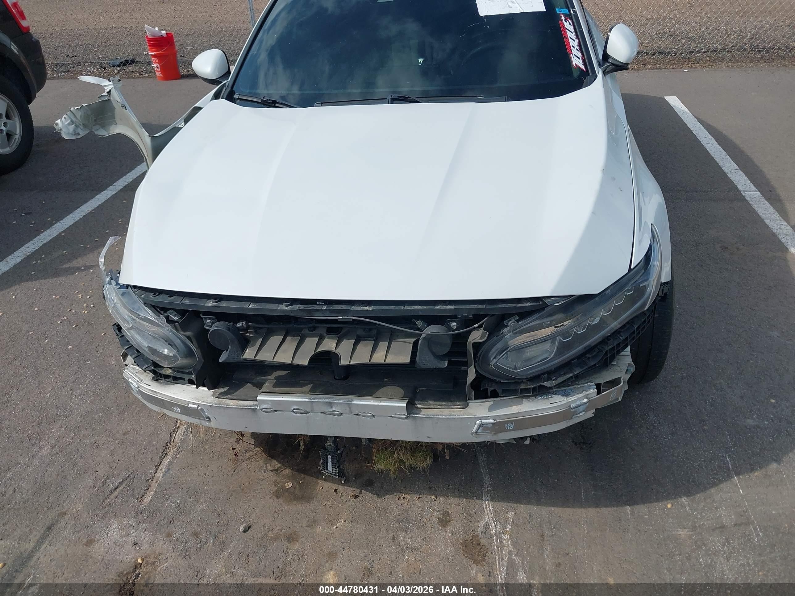 2019 Honda Accord Ex White vin: 1HGCV1F40KA091686