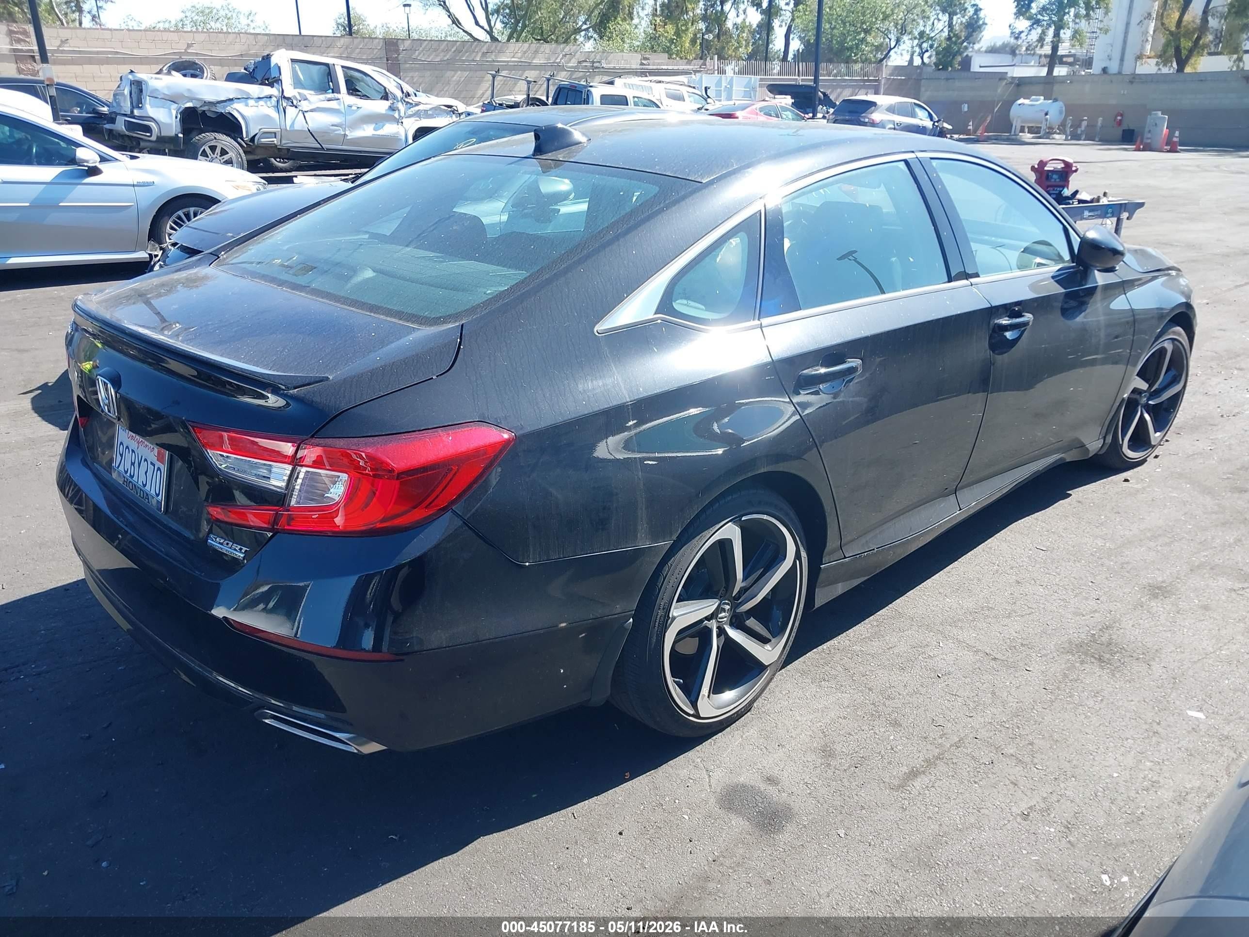 2022 Honda Accord Sport Special Edition Black vin: 1HGCV1F40NA054934