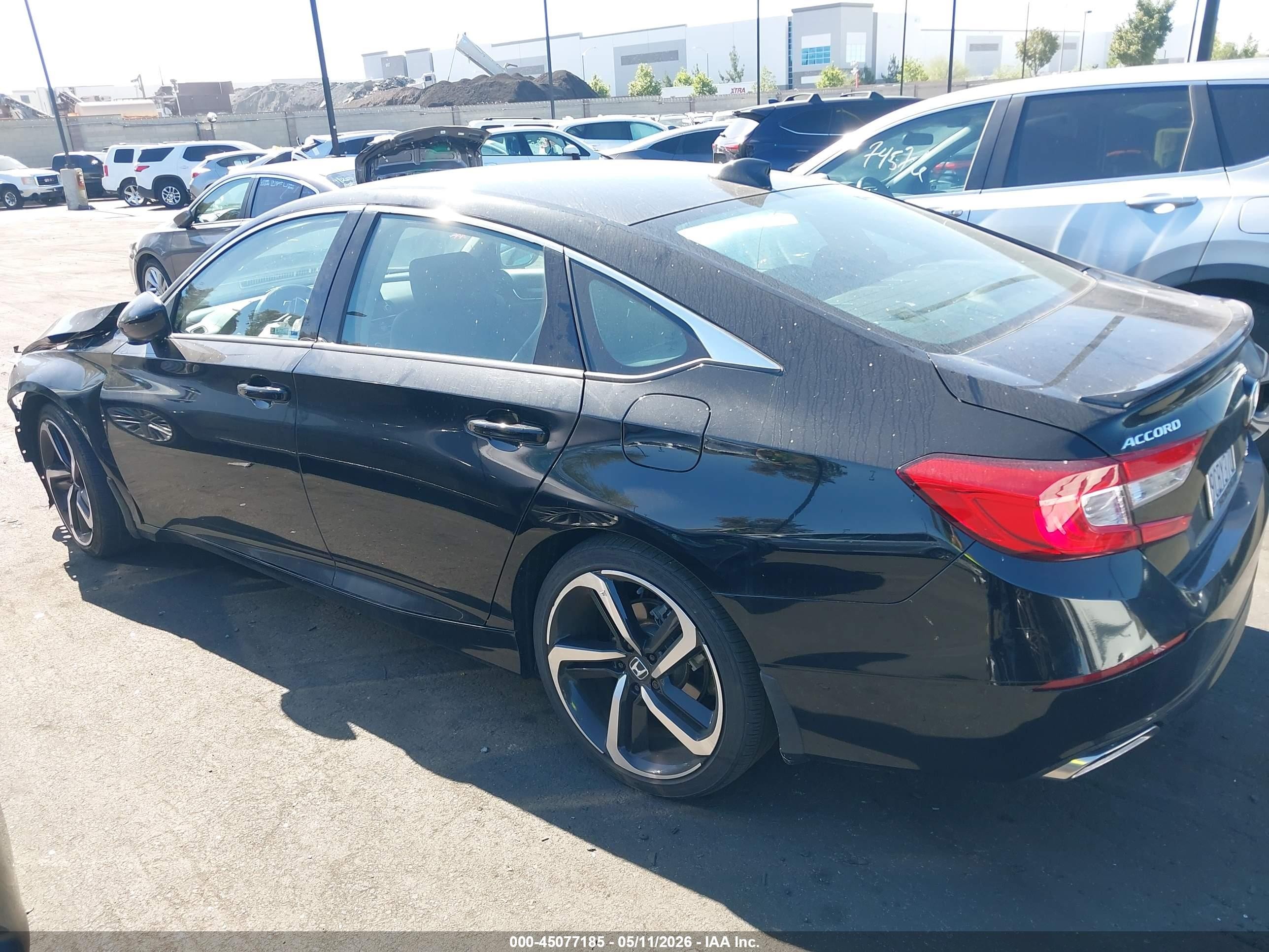 2022 Honda Accord Sport Special Edition Black vin: 1HGCV1F40NA054934