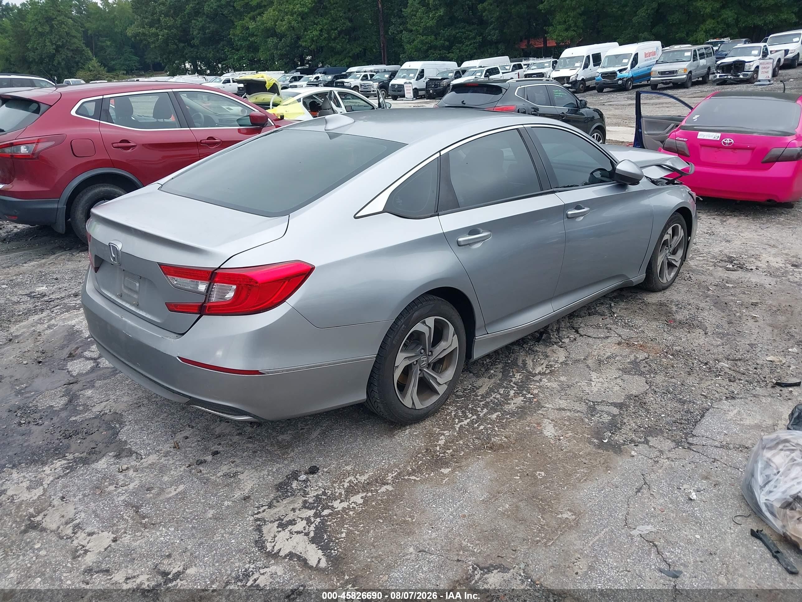 2020 Honda Accord Ex Silver vin: 1HGCV1F41LA039808