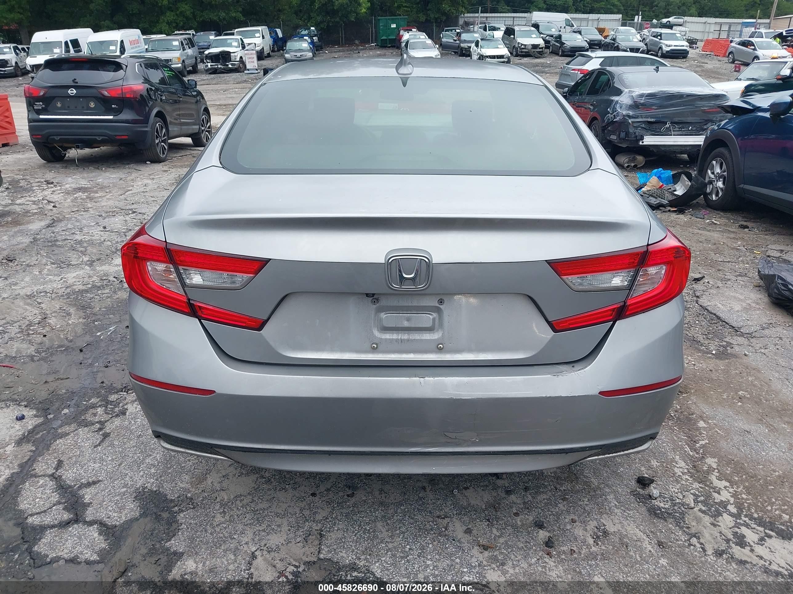 2020 Honda Accord Ex Silver vin: 1HGCV1F41LA039808