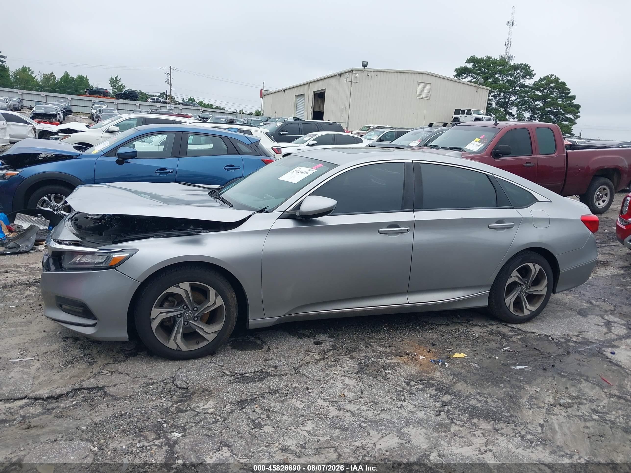 2020 Honda Accord Ex Silver vin: 1HGCV1F41LA039808