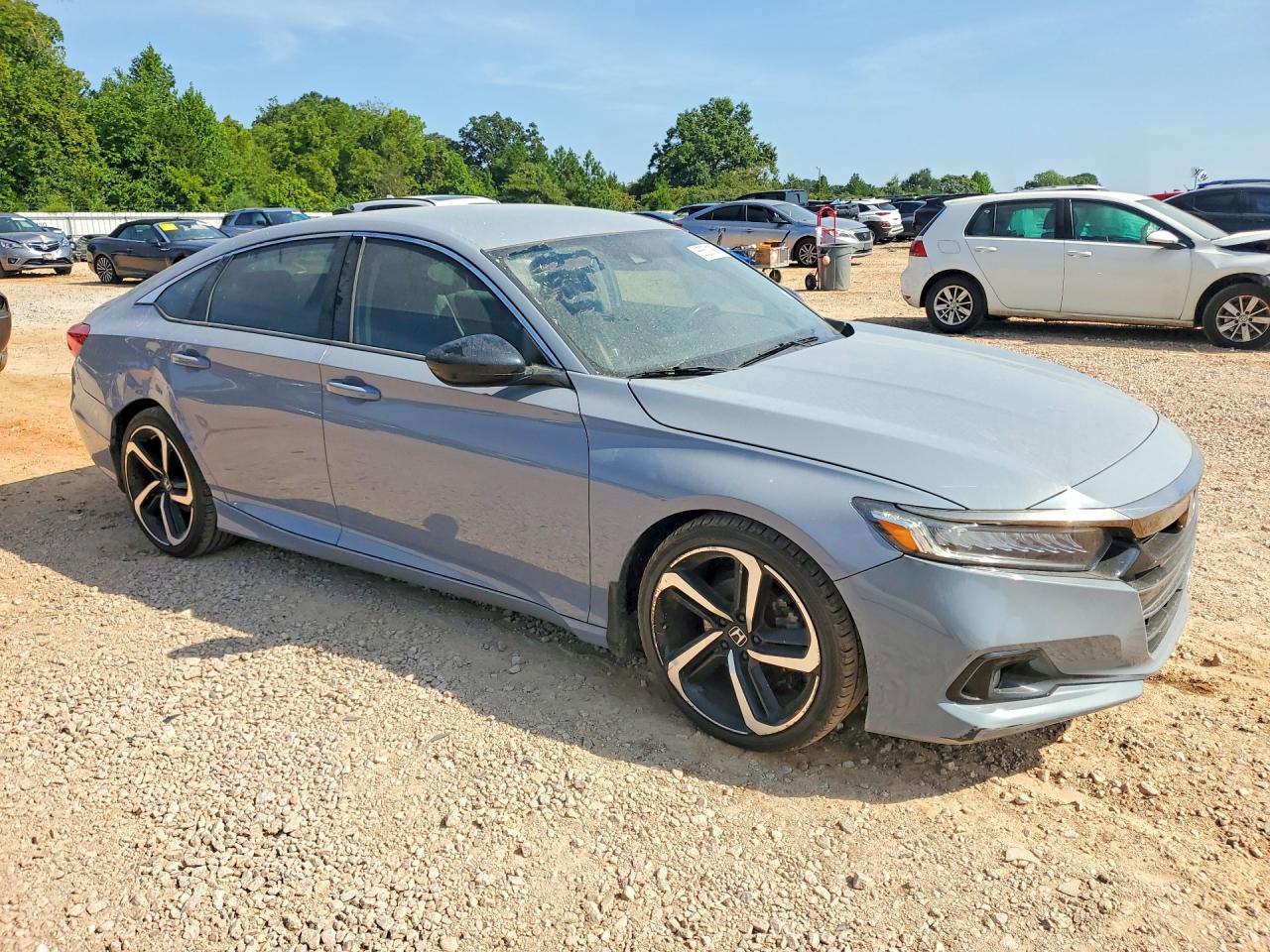 2022 Honda Accord Sport Se Gray vin: 1HGCV1F41NA016547