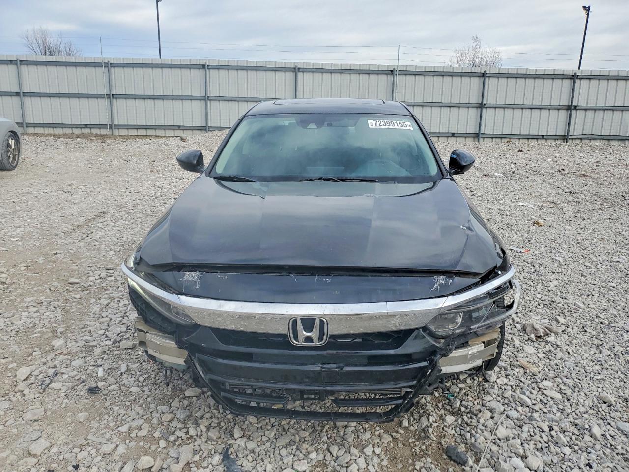 2018 Honda Accord Ex Черный vin: 1HGCV1F42JA065959