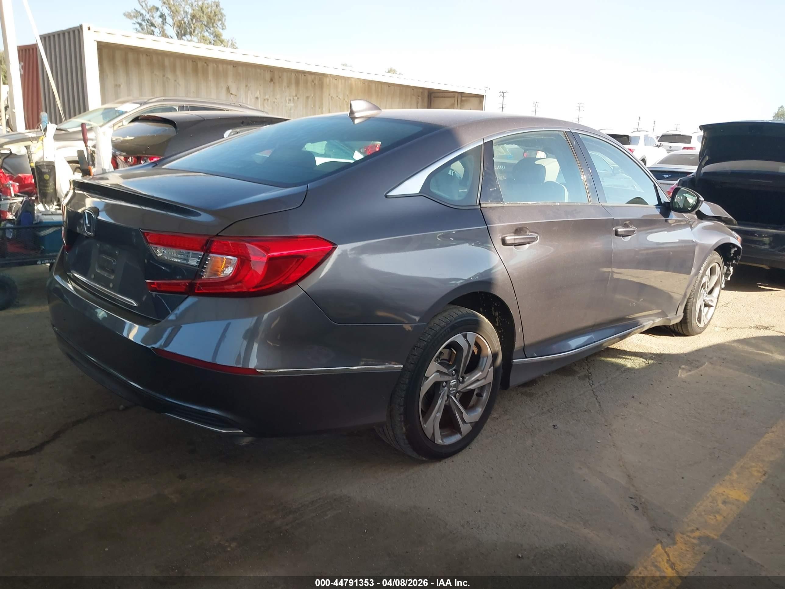 2020 Honda Accord Ex Gray vin: 1HGCV1F42LA020863
