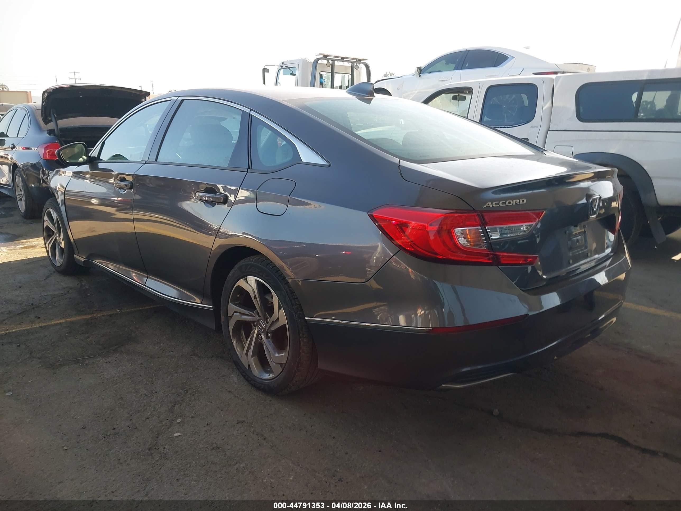 2020 Honda Accord Ex Gray vin: 1HGCV1F42LA020863