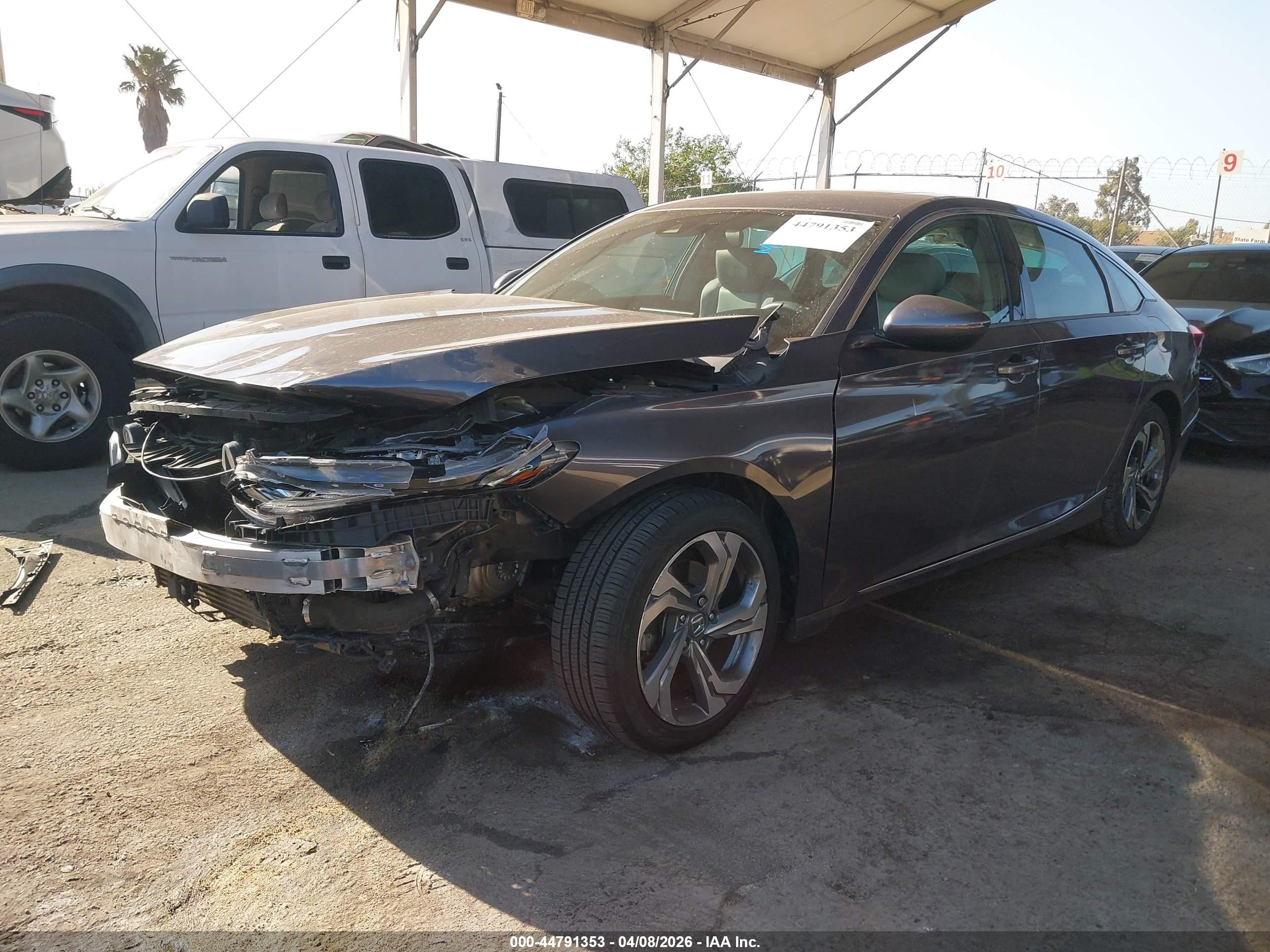 2020 Honda Accord Ex Gray vin: 1HGCV1F42LA020863