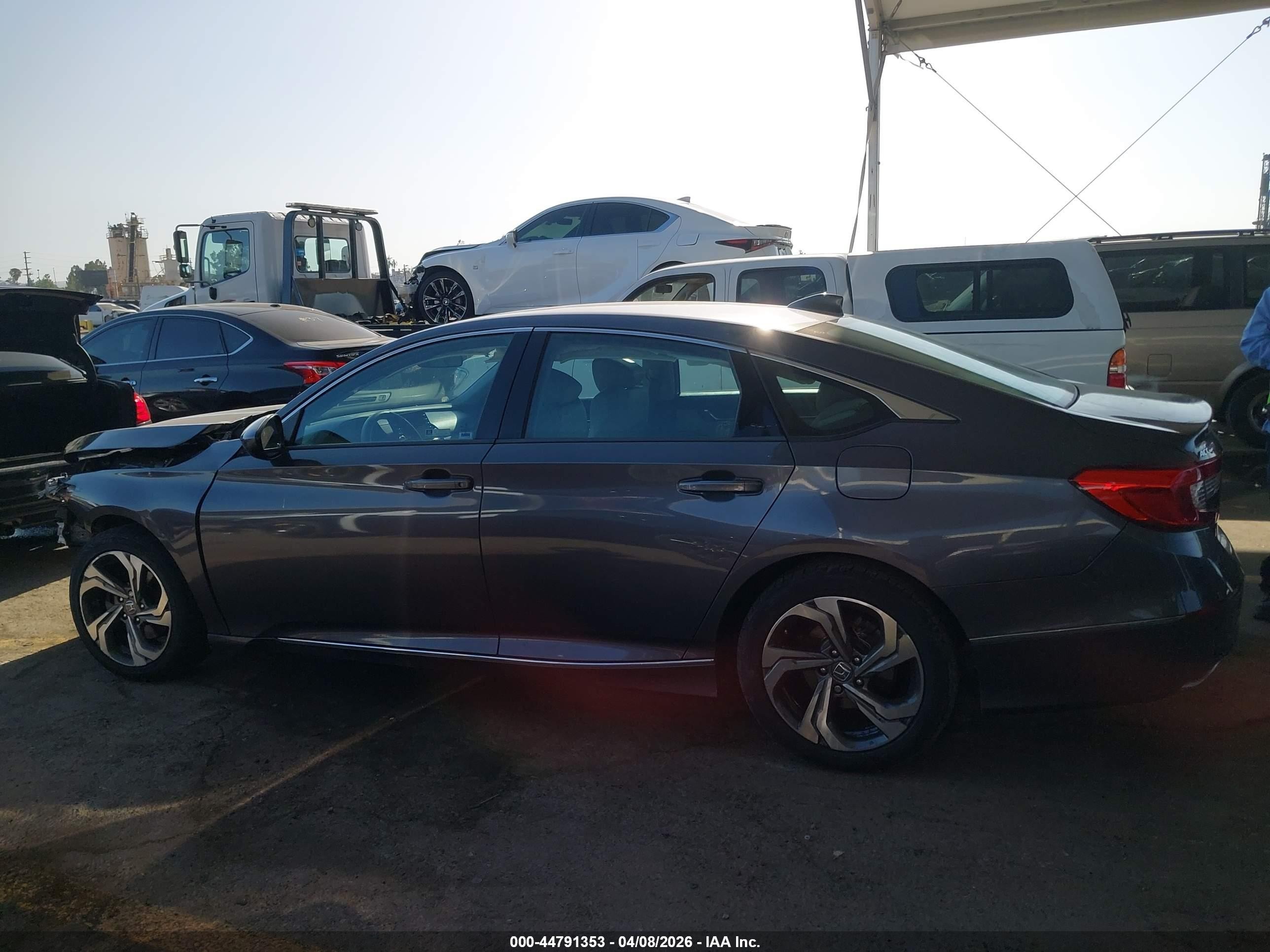 2020 Honda Accord Ex Gray vin: 1HGCV1F42LA020863