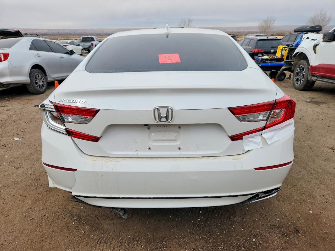 2018 Honda Accord Ex White vin: 1HGCV1F43JA143262