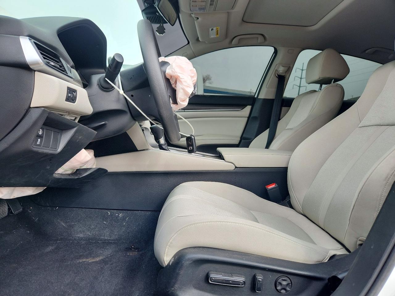 2018 Honda Accord Ex White vin: 1HGCV1F43JA143262