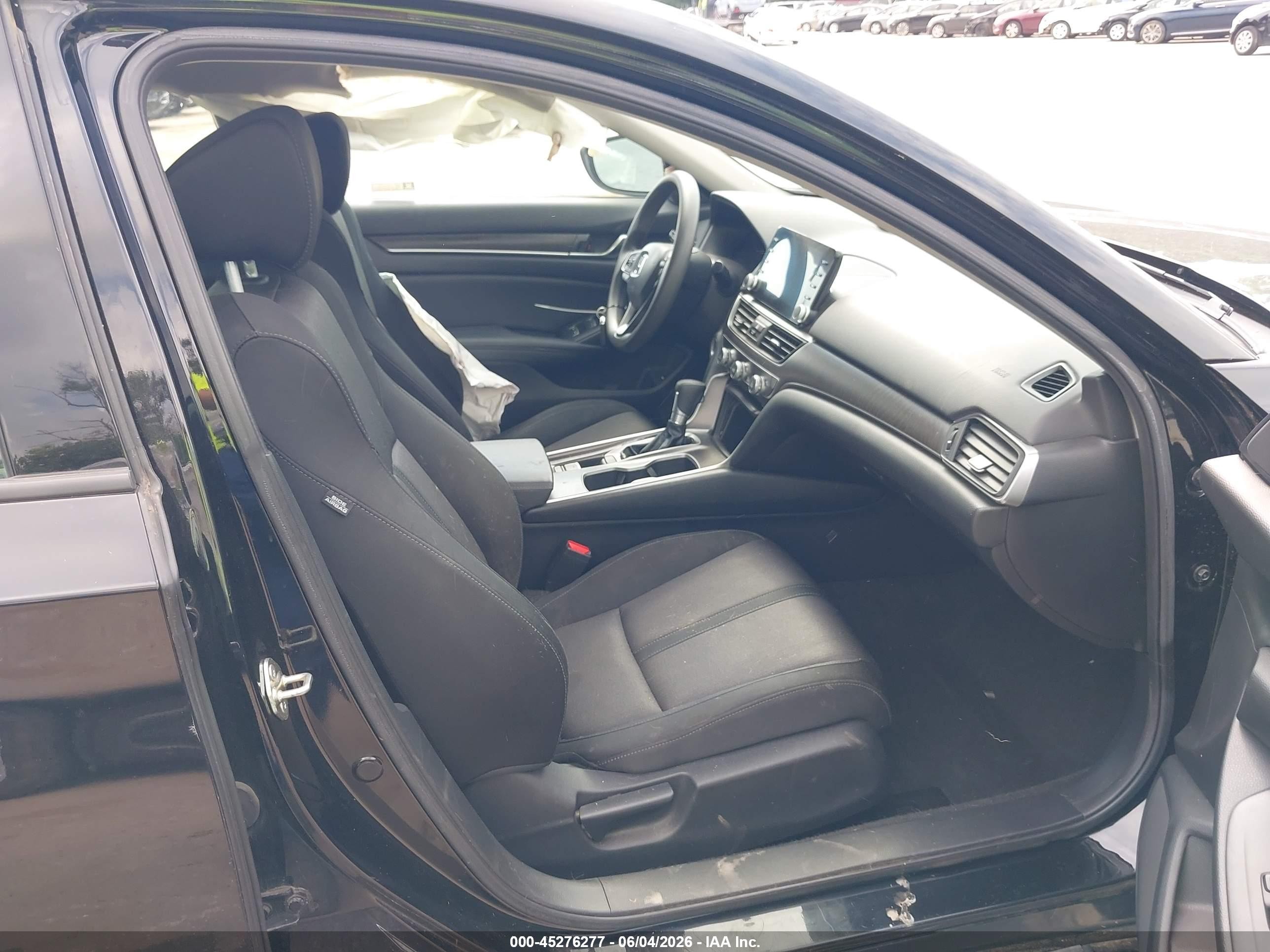 2019 Honda Accord Ex Black vin: 1HGCV1F43KA083484