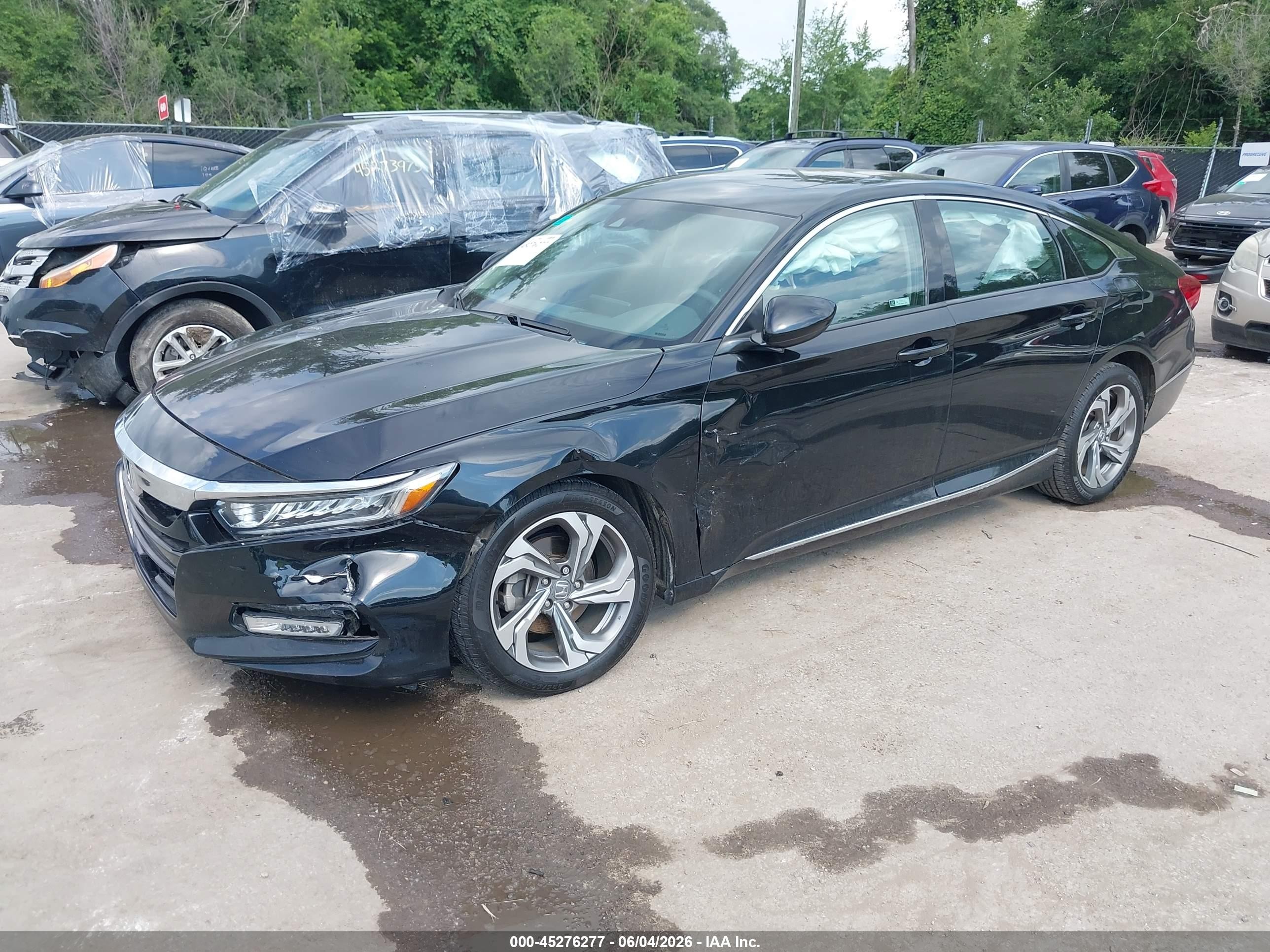 2019 Honda Accord Ex Black vin: 1HGCV1F43KA083484