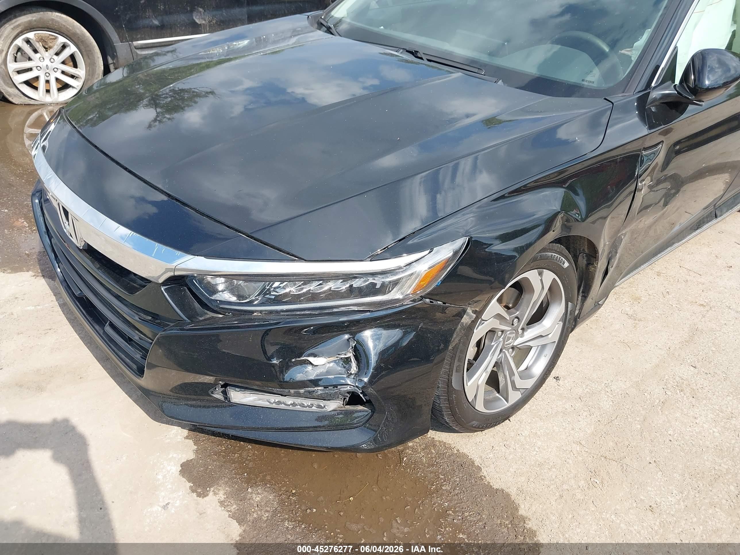 2019 Honda Accord Ex Black vin: 1HGCV1F43KA083484