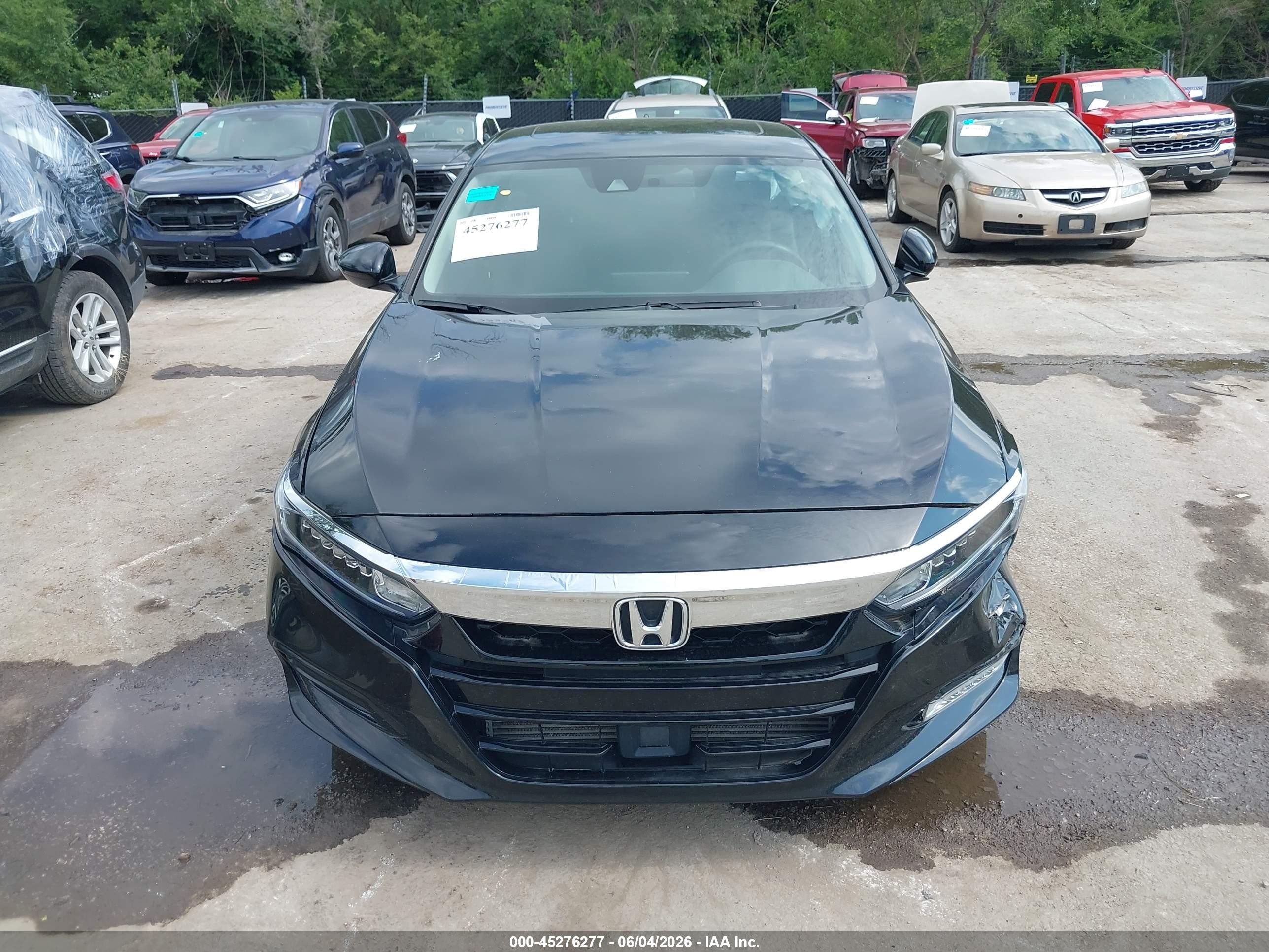 2019 Honda Accord Ex Black vin: 1HGCV1F43KA083484