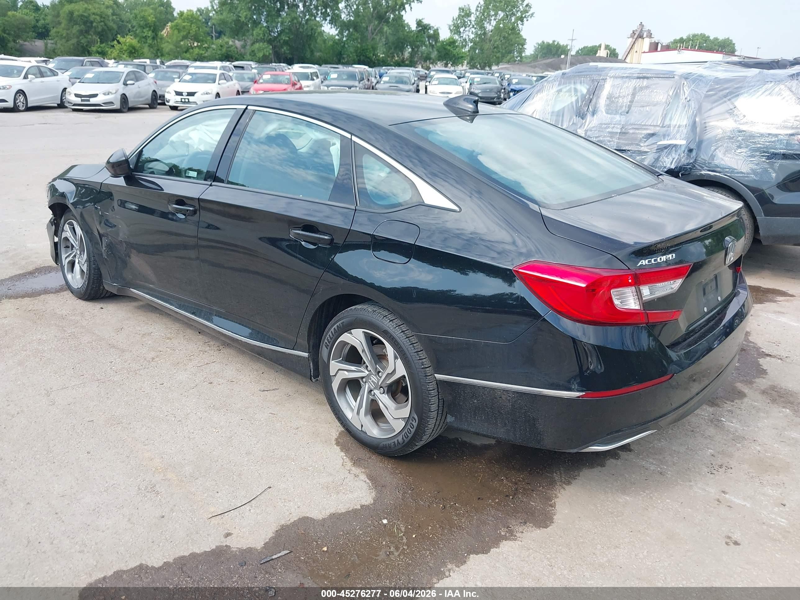 2019 Honda Accord Ex Black vin: 1HGCV1F43KA083484