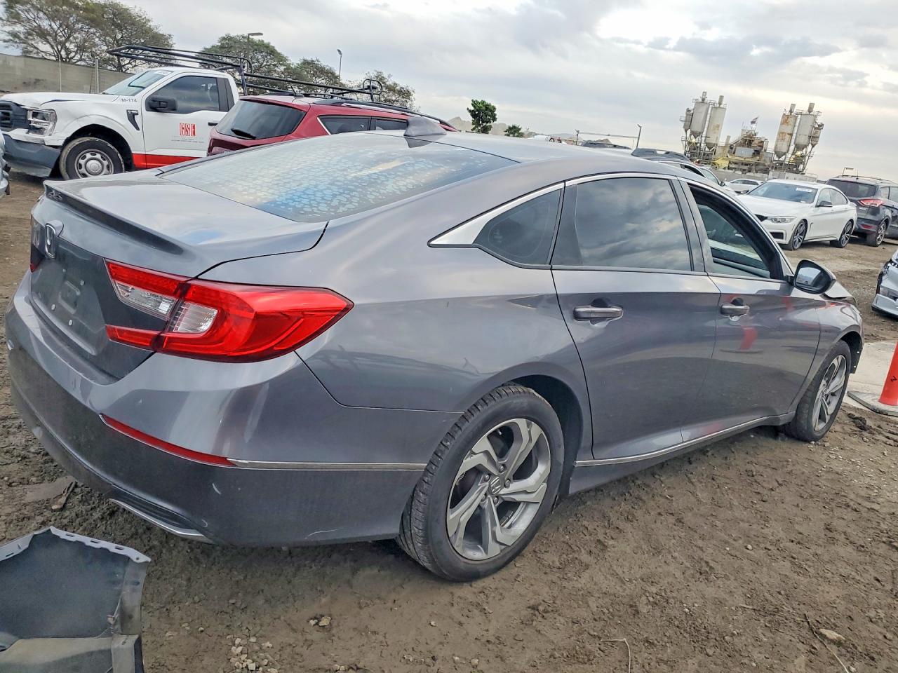 2020 Honda Accord Ex Gray vin: 1HGCV1F43LA034870