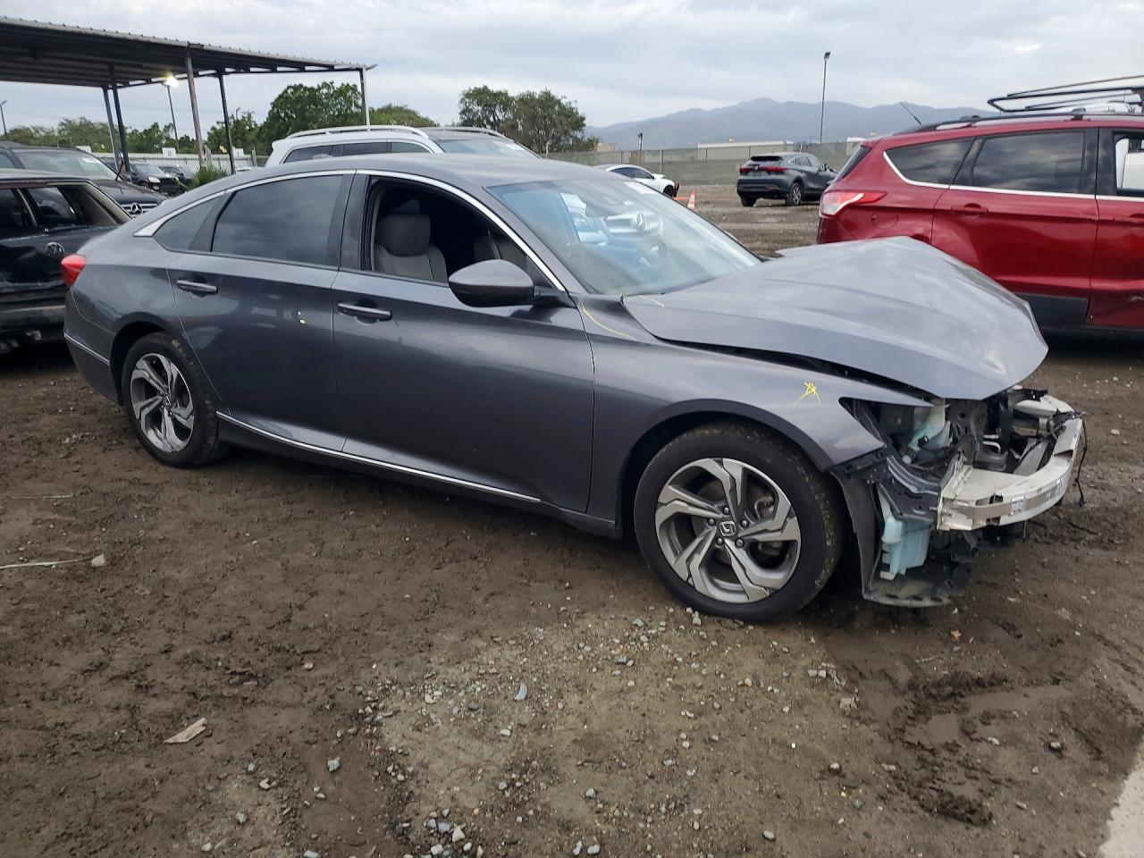 2020 Honda Accord Ex Gray vin: 1HGCV1F43LA034870