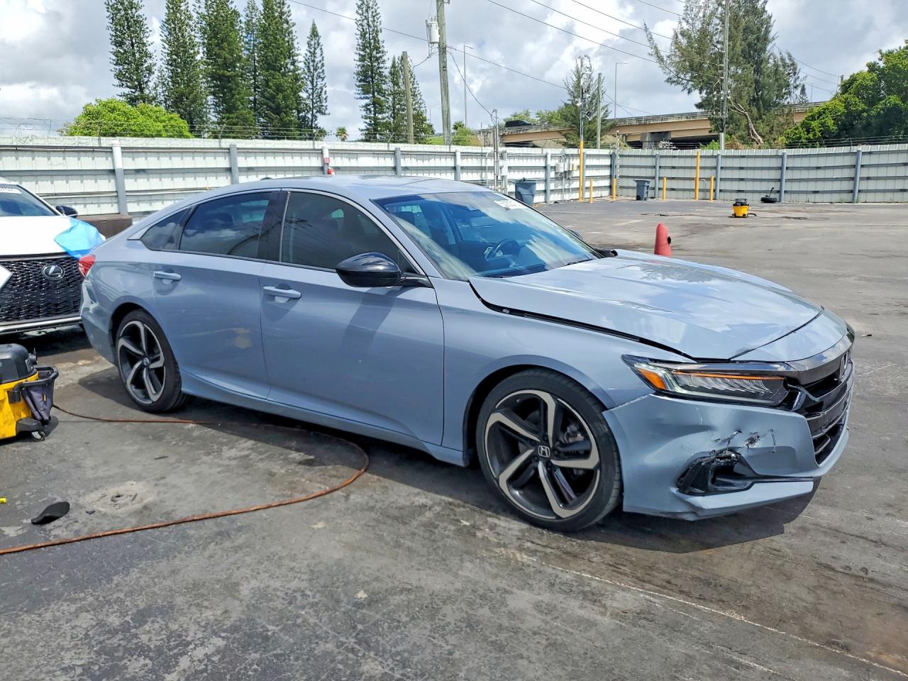 2021 Honda Accord Sport Se Silver vin: 1HGCV1F45MA123034