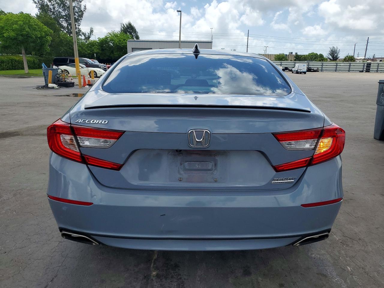 2021 Honda Accord Sport Se Silver vin: 1HGCV1F45MA123034