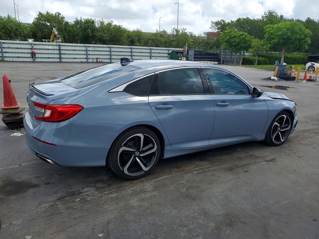 2021 Honda Accord Sport Se Silver vin: 1HGCV1F45MA123034