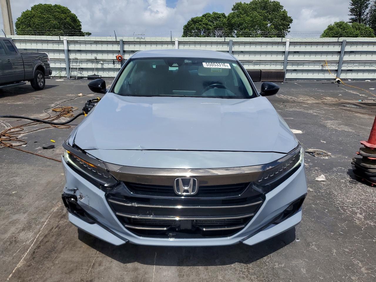 2021 Honda Accord Sport Se Silver vin: 1HGCV1F45MA123034
