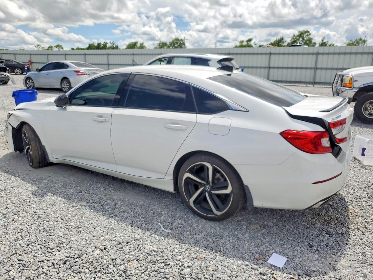 2022 Honda Accord Sport Se White vin: 1HGCV1F45NA055514