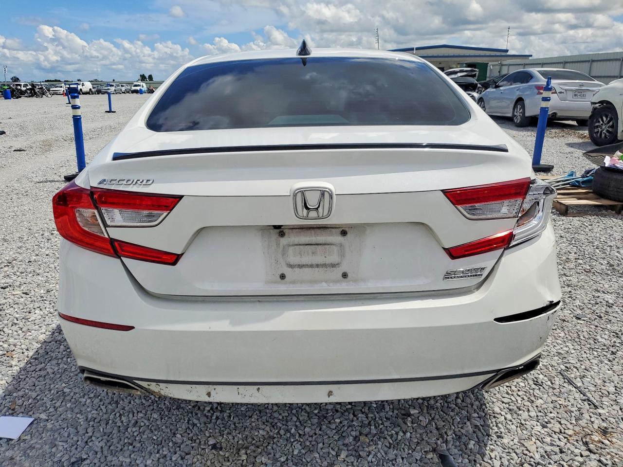 2022 Honda Accord Sport Se White vin: 1HGCV1F45NA055514