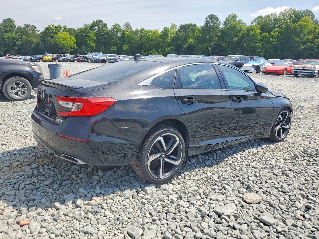 2022 Honda Accord Sport Se Черный vin: 1HGCV1F45NA069154
